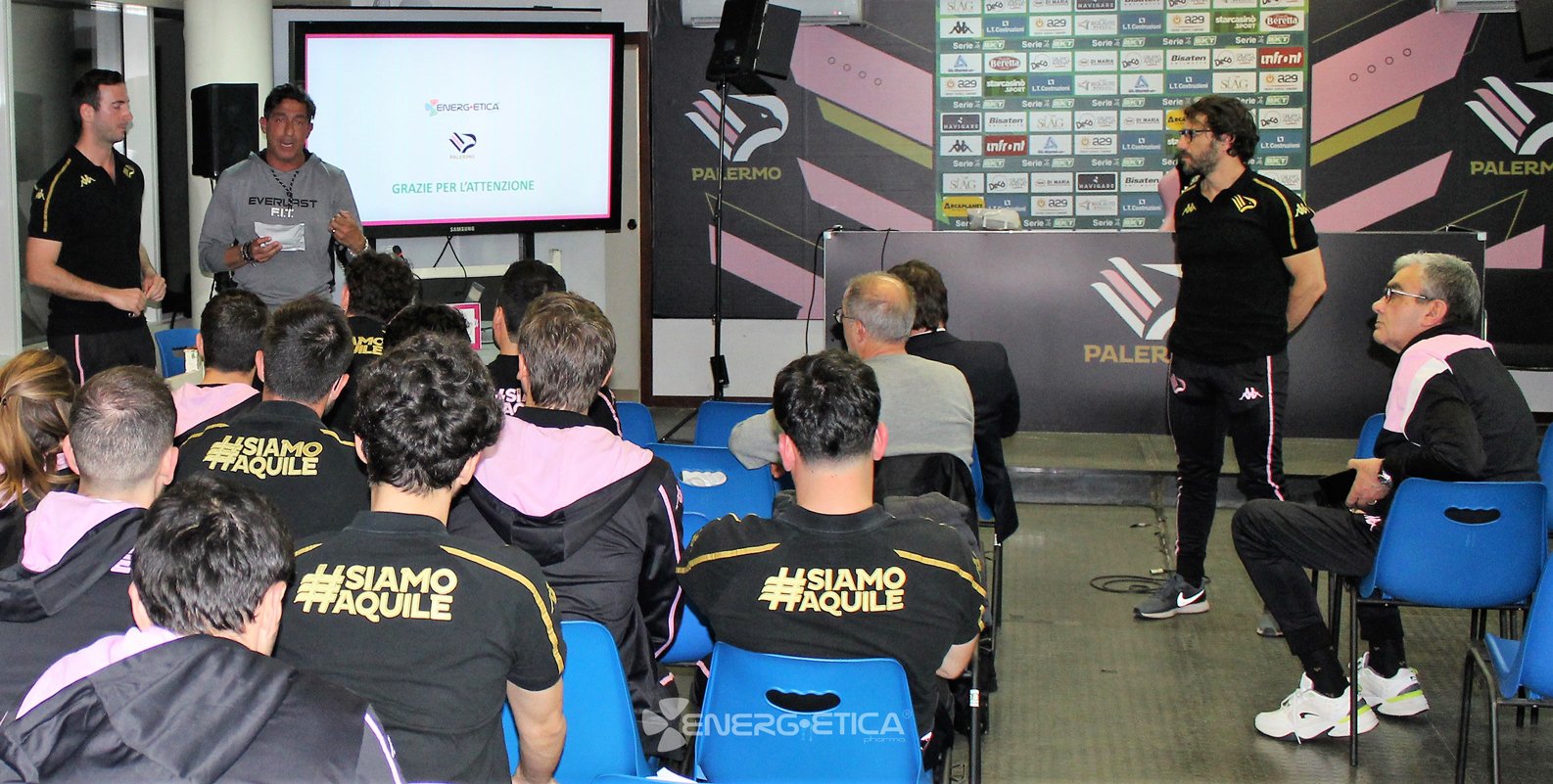 Presentazione della Linea Miproven presso Stadio Renzo Barbera del Palermo FC